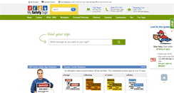 Desktop Screenshot of mysafetysign.com